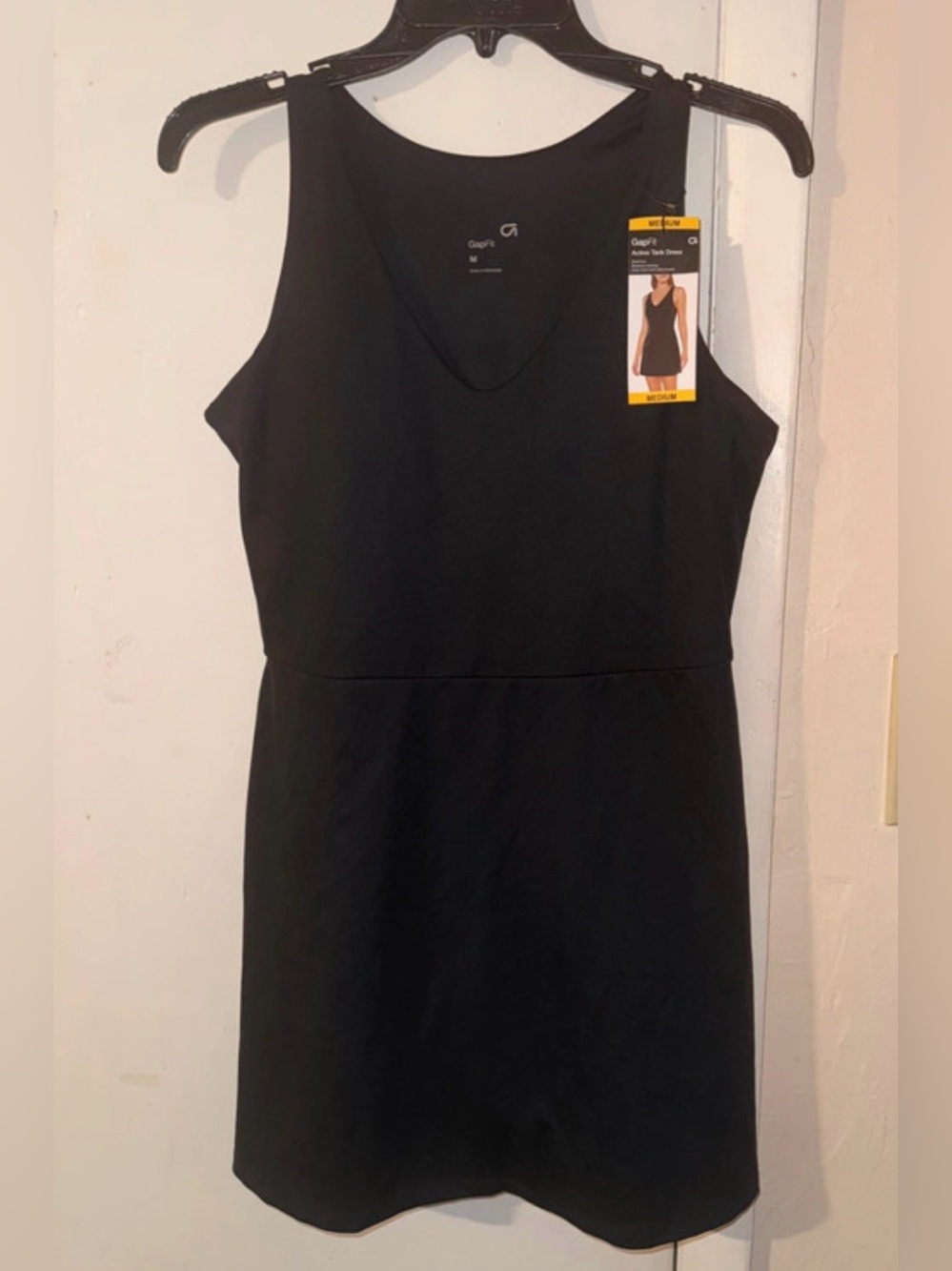 GAP Black V-Neck Mini Dress